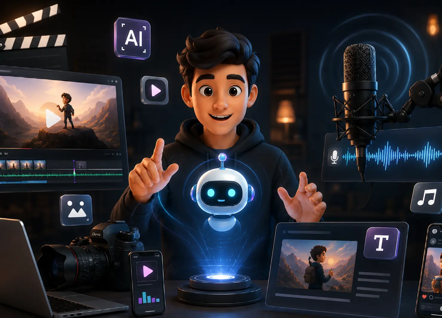 AI-Driven Advertising & Content Production service by BlackFrame Solutions