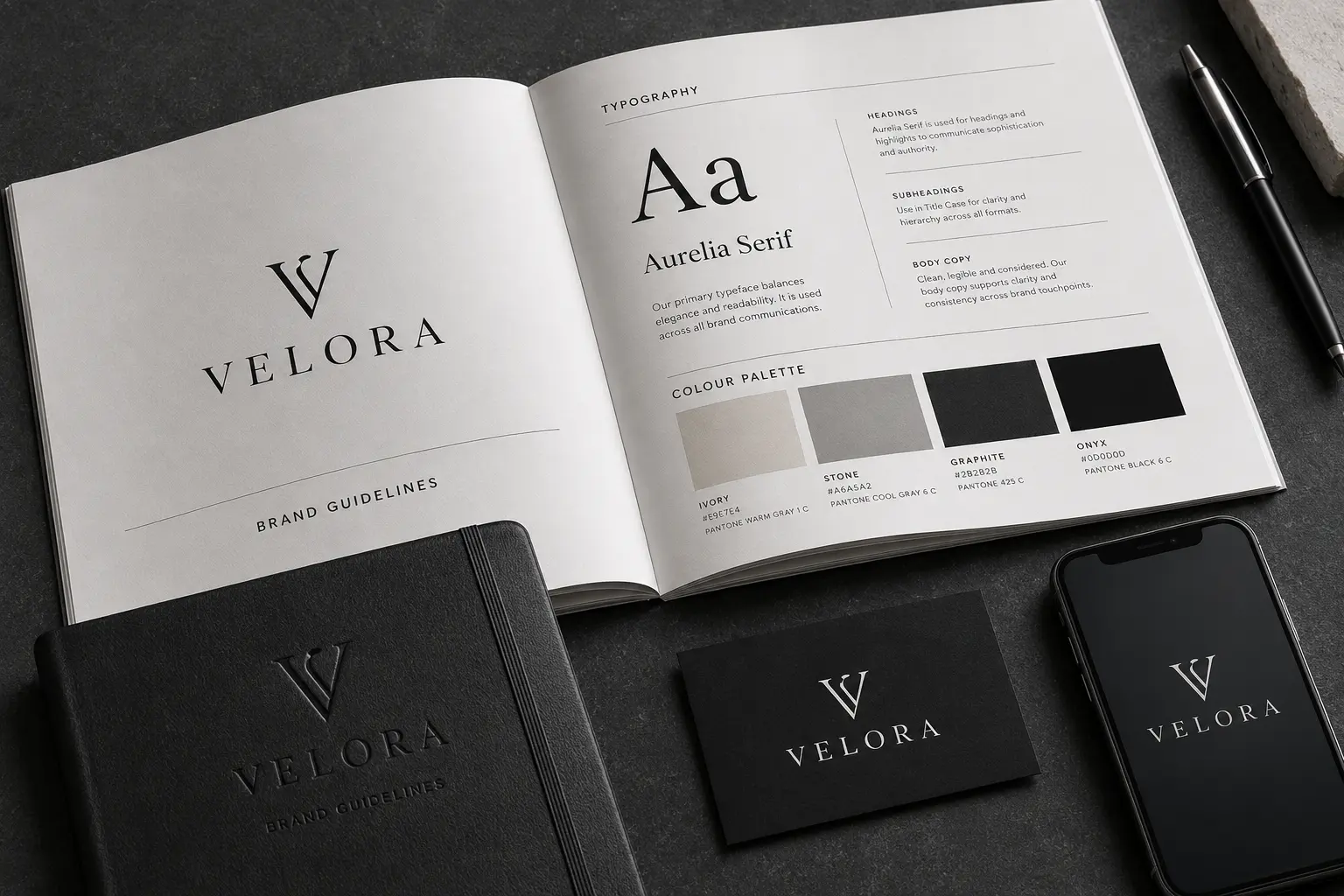 Brand Strategy & Identity service by BlackFrame Solutions