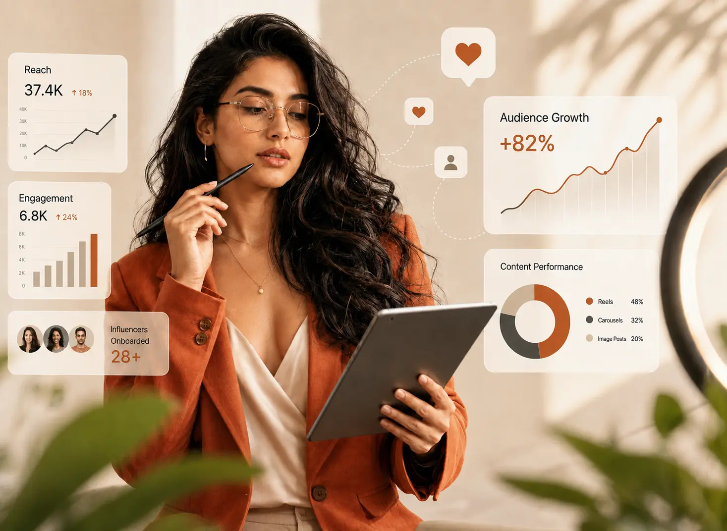 Influencer Marketing service by BlackFrame Solutions